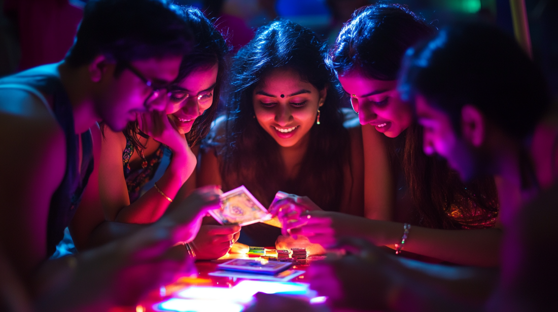 a group of friends enjoying at play arena